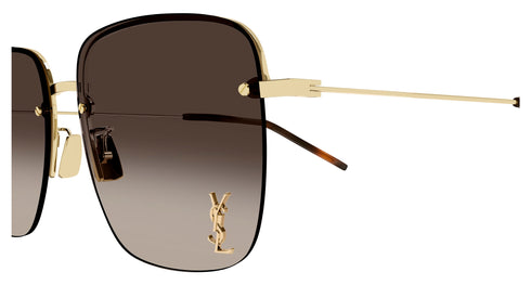 YSL 58 Sunglass Womens Metal Accessories